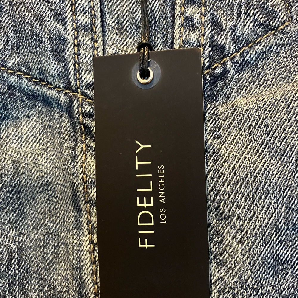 FIDELITY DENIM “The Undone” Jean Jacket. Color Rainfall Vintage. XS, S and M. - Picture 5 of 7